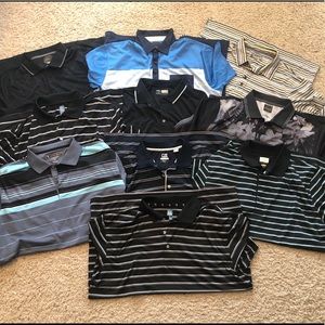 Lot of 10 men’s golf shirts!!
